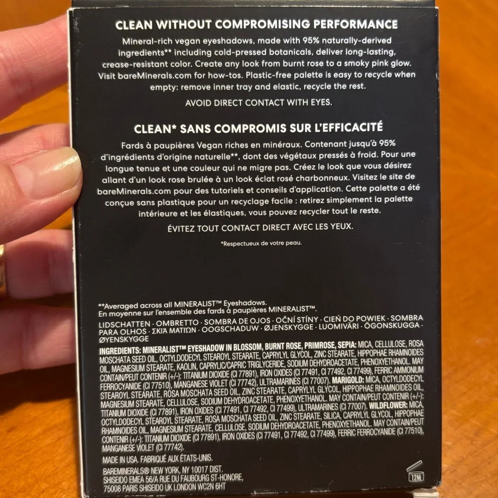 Bareminerals Mineralist Eyeshadow Palette